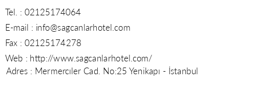Grand Sacanlar Hotel telefon numaralar, faks, e-mail, posta adresi ve iletiim bilgileri